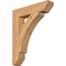 Ekena Millwork Thorton Slat Smooth Bracket, Western Red Cedar, 3 1/2"W x 18"D x 22"H BKT04X18X22THR06SWR - alternate 1